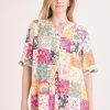 Clothing MILADYS | Patchwork Print Shirt Multi