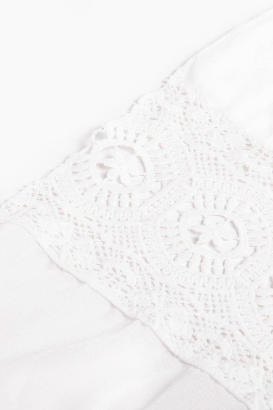 Accessories MILADYS | Lace Triangle Scarf White