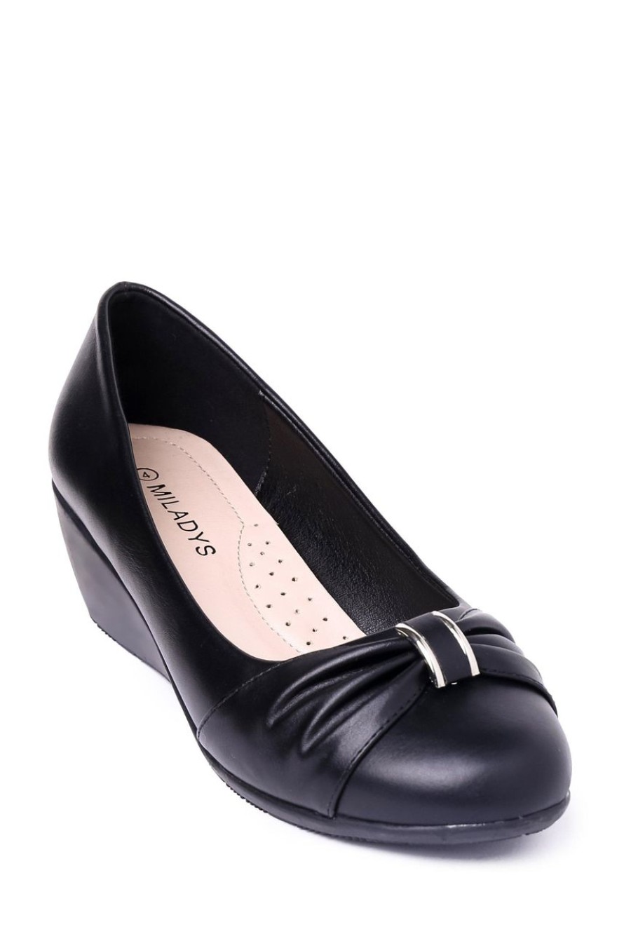 Shoes MILADYS | Court Wedge Black