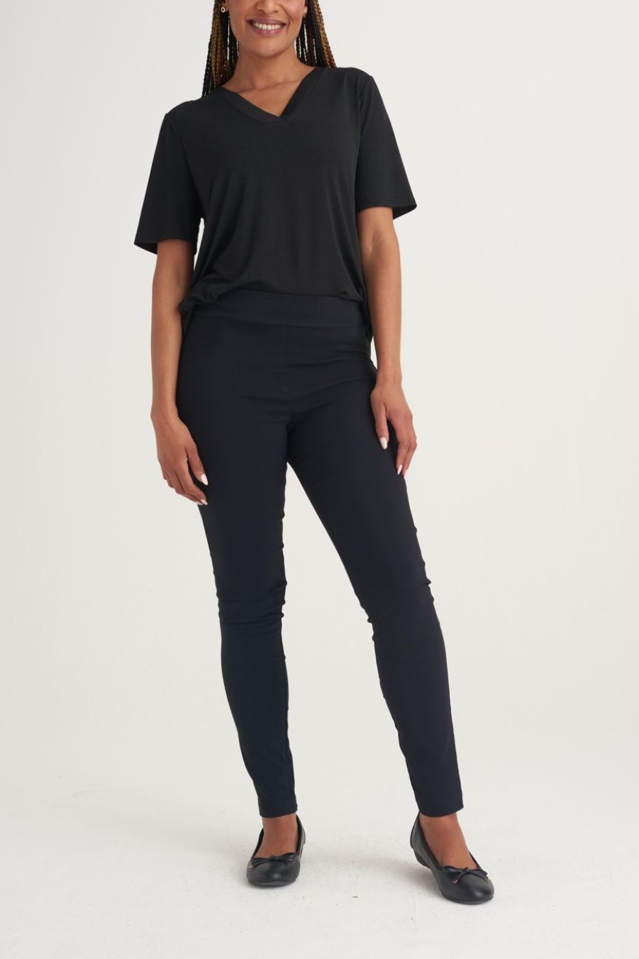 Clothing MILADYS | Pull On Bengaline Pants Black