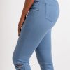 Clothing MILADYS | Wonderfit Slim Leg Crops Petrol