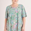 Clothing MILADYS | Paisley Print T-Shirt Multi