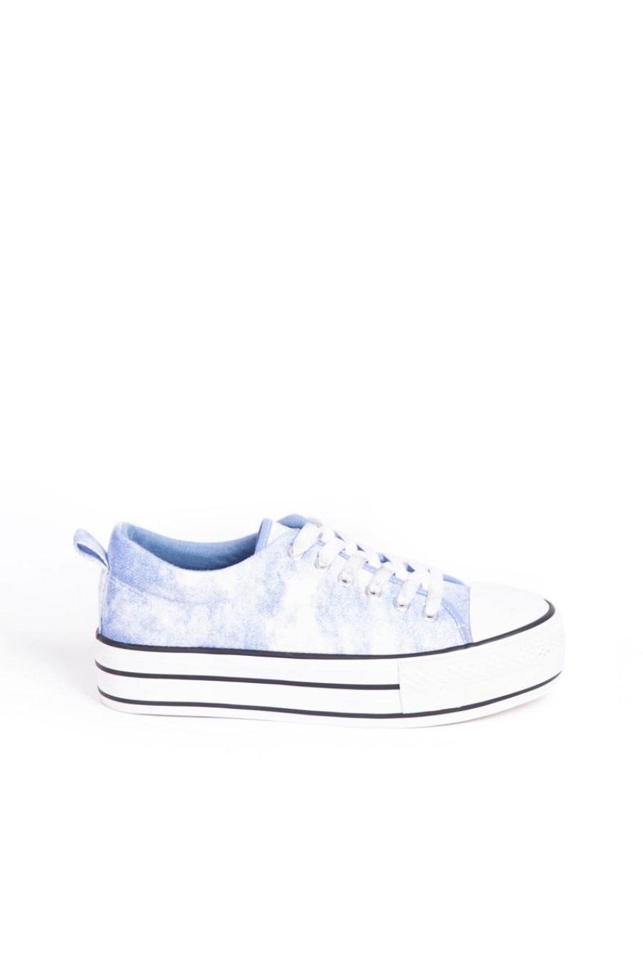 Shoes MILADYS | Wonderfit Lace Up Sneakers Baby Blue