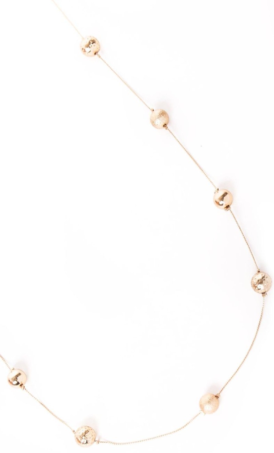 Accessories MILADYS | Beaded Necklace Yellow Gold