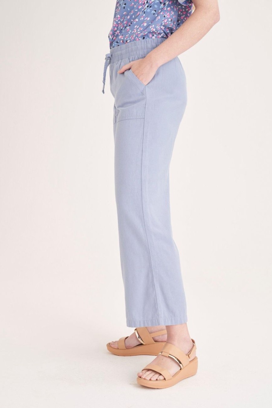 Clothing MILADYS | Linen Pants Periwinkle