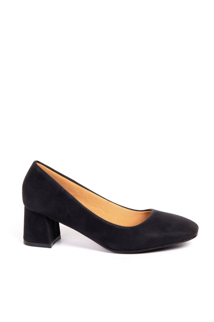 Shoes MILADYS | Court Block Heel Black