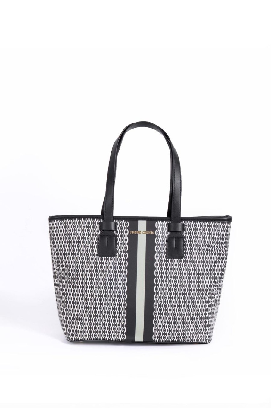 Accessories MILADYS | Printed Tote Bag - Pierre Cardin Black