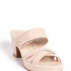 Shoes MILADYS | Criss Cross Heel - Bata Comfit Beige