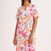 Clothing MILADYS | Floral Print A-Line Shift Dress Multi