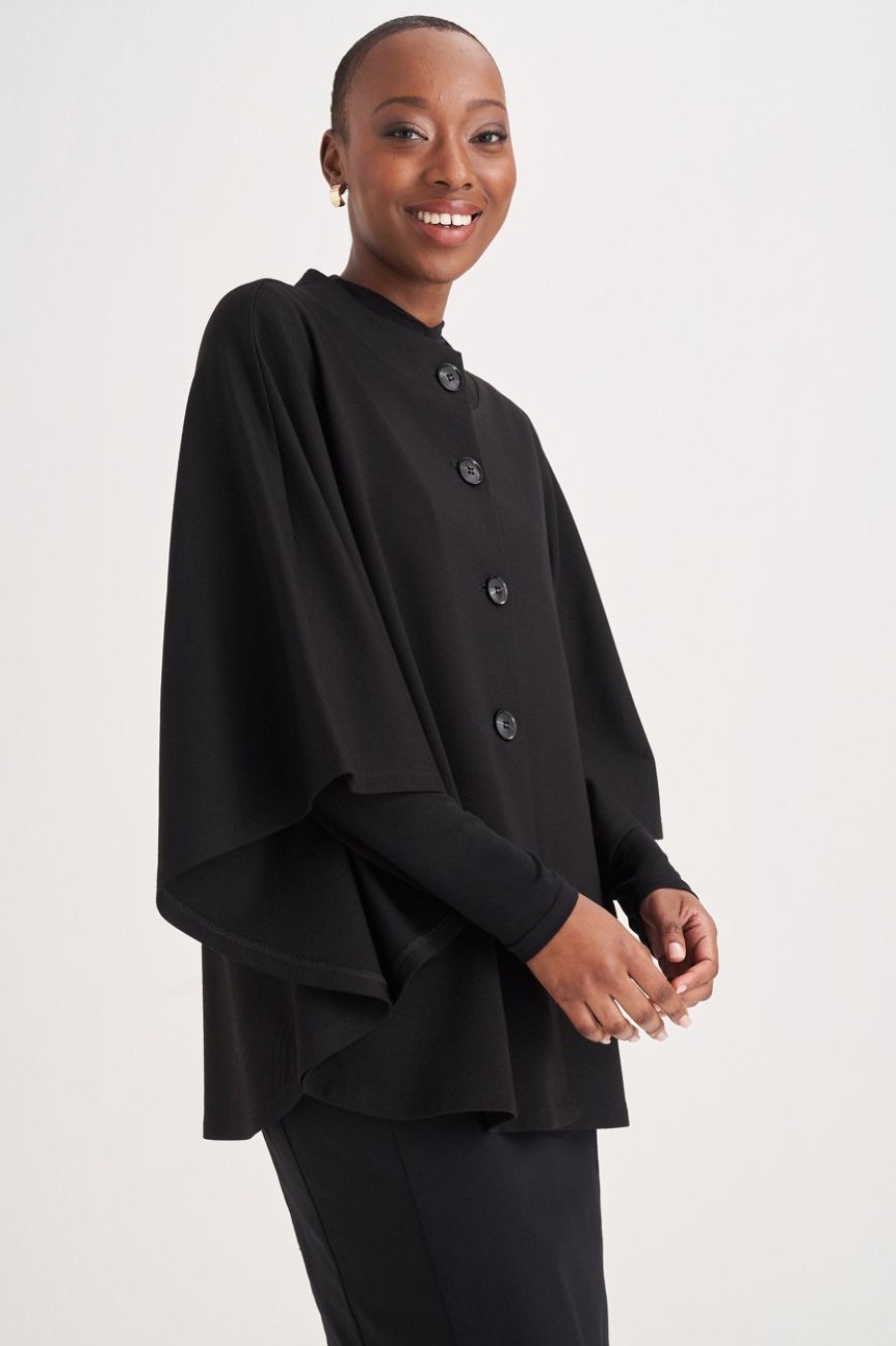 Clothing MILADYS | Poncho Black