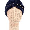 Accessories MILADYS | Velour Turban Navy