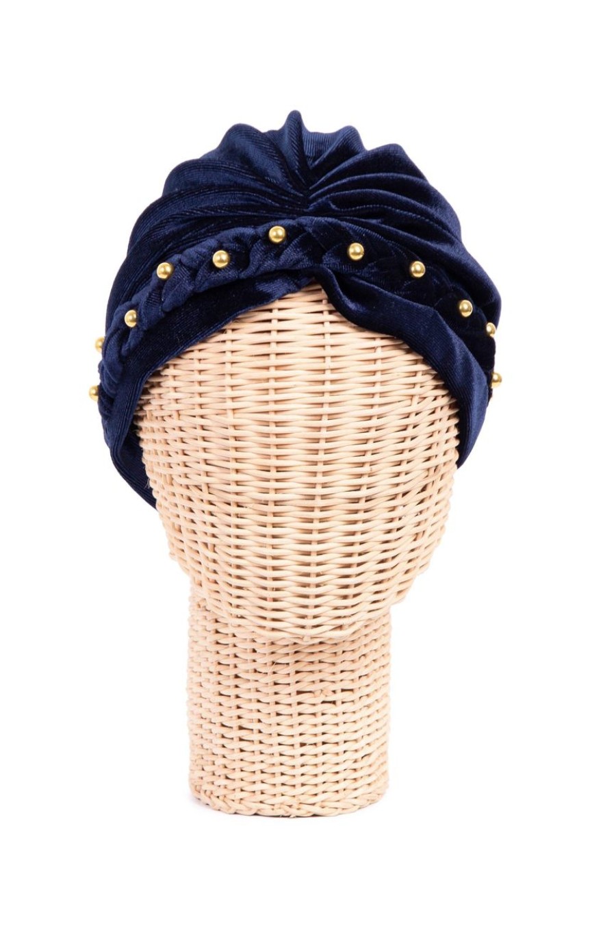 Accessories MILADYS | Velour Turban Navy