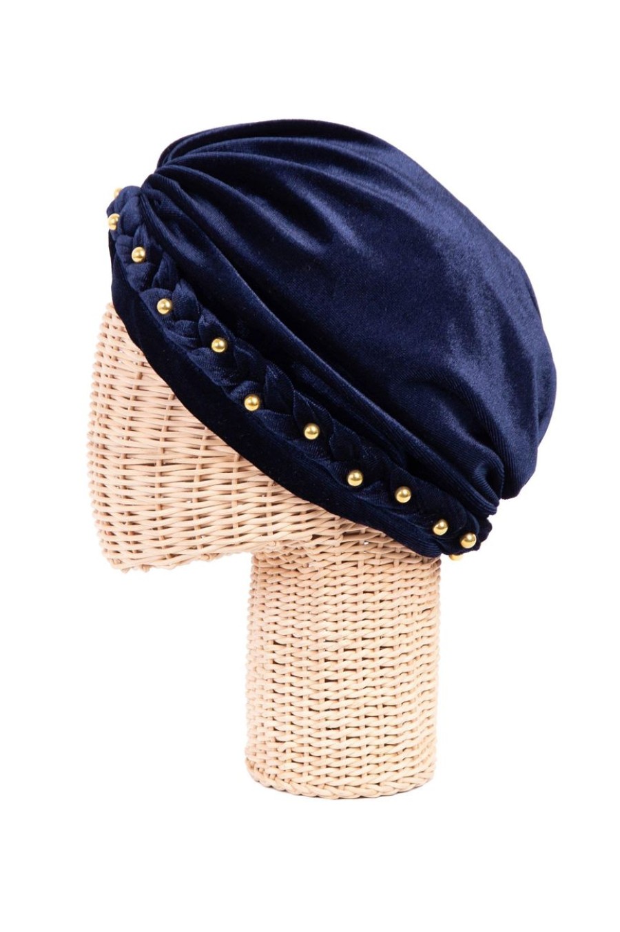 Accessories MILADYS | Velour Turban Navy