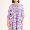 Clothing MILADYS | Tiered Peasant Dress Multi