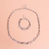 Accessories MILADYS | Necklace And Bracelet Set Silver