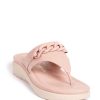 Shoes MILADYS | Chain Trim Thong Sandal - Bata Comfit Blush Pink