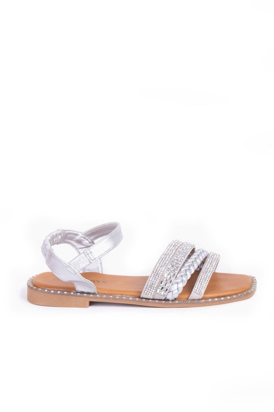 Shoes MILADYS | Strappy Sandals Silver