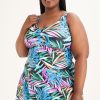 Clothing MILADYS | Wonderfit Floral Swimdress Teal