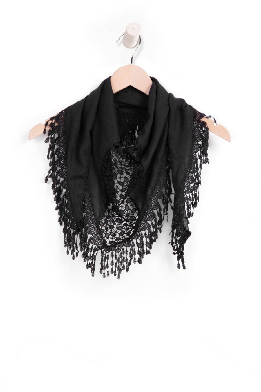 Accessories MILADYS | Lace Scarf Black