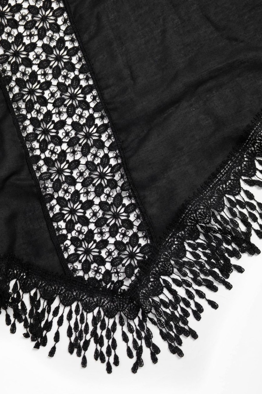 Accessories MILADYS | Lace Scarf Black