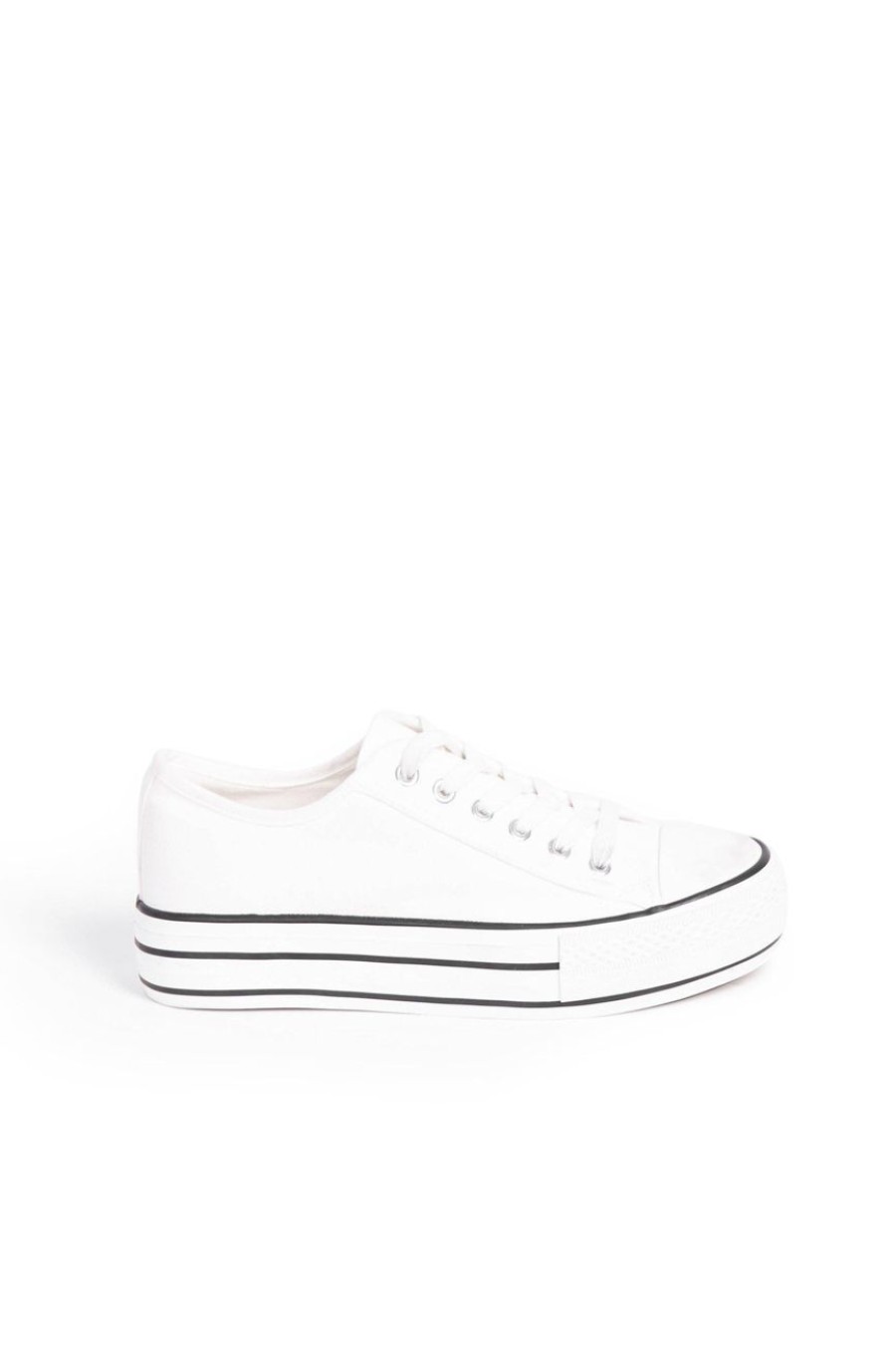 Shoes MILADYS | Wonderfit Lace Up Sneakers White