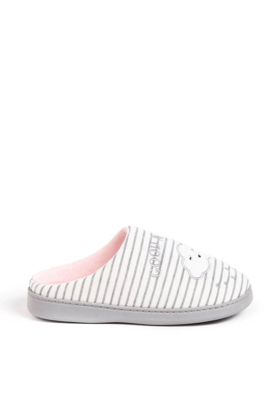 Shoes MILADYS | Cloud Print Slipper Cloud Grey