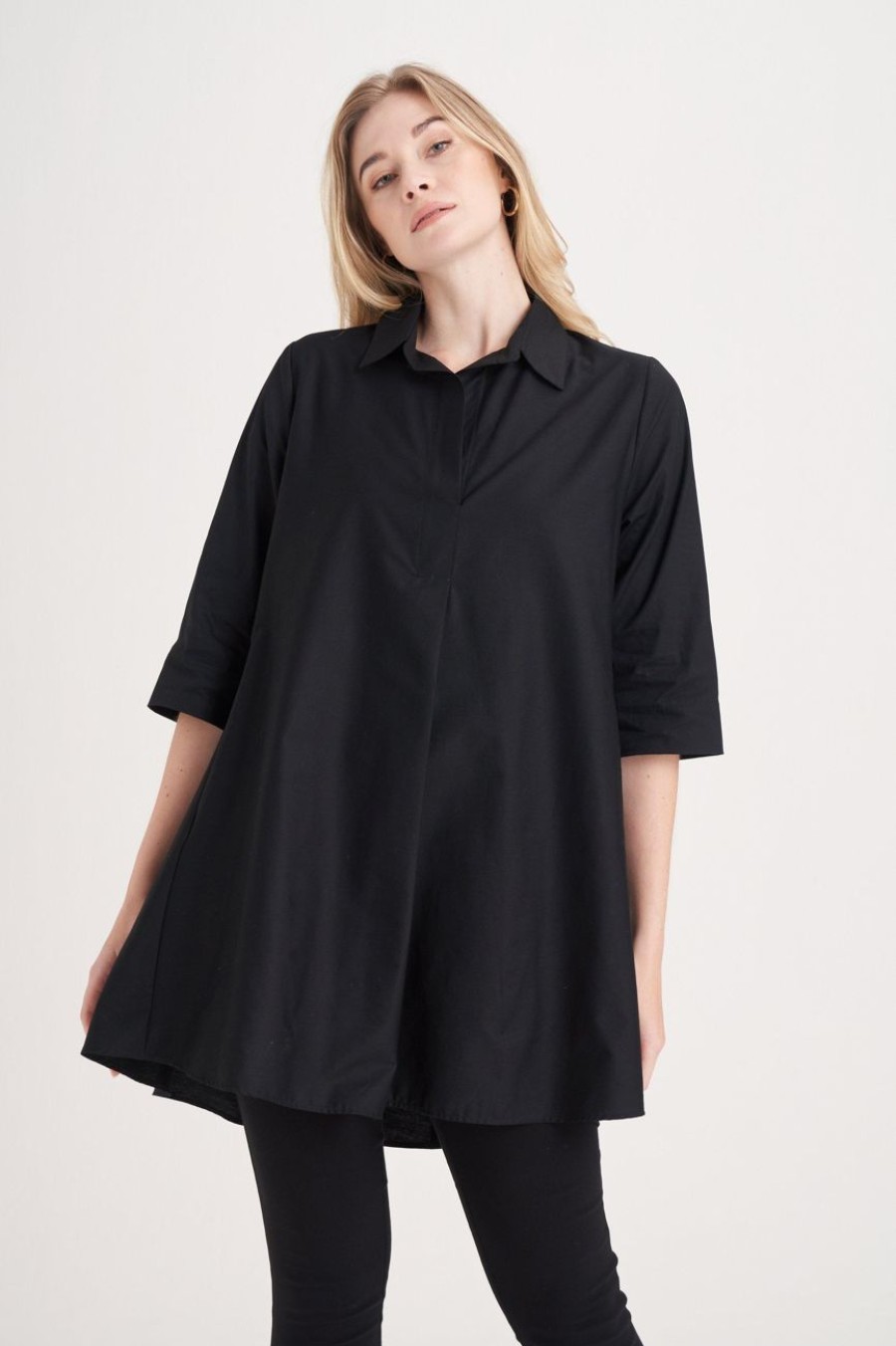 Clothing MILADYS | Cotton Tunic Black