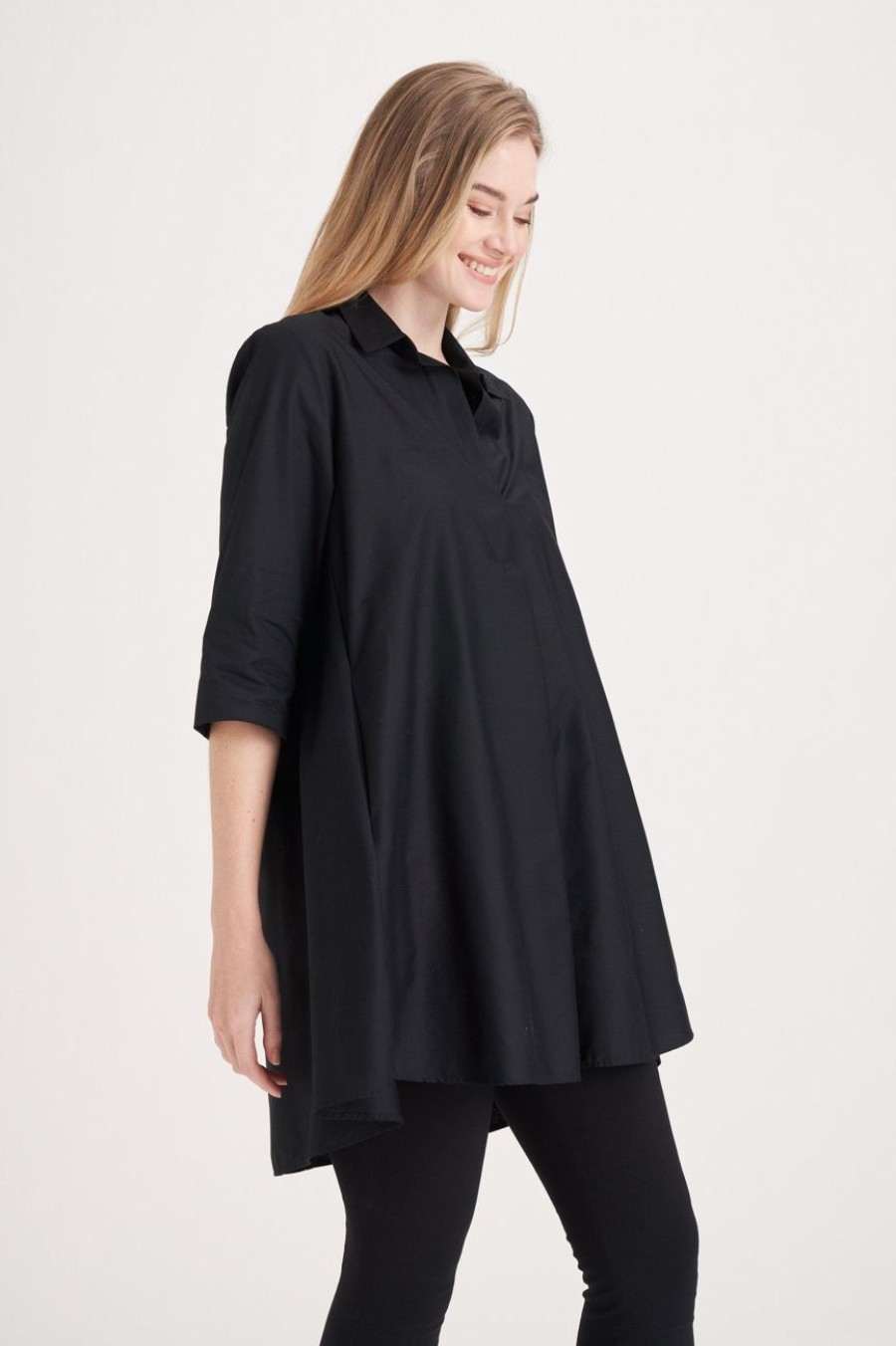 Clothing MILADYS | Cotton Tunic Black