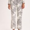 Clothing MILADYS | Floral Print Satin Feel Pants Multi