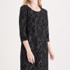 Clothing MILADYS | Jacquard Shift Dress Black