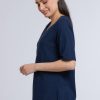 Clothing MILADYS | Basic Short Sleeve T-Shirt Navy