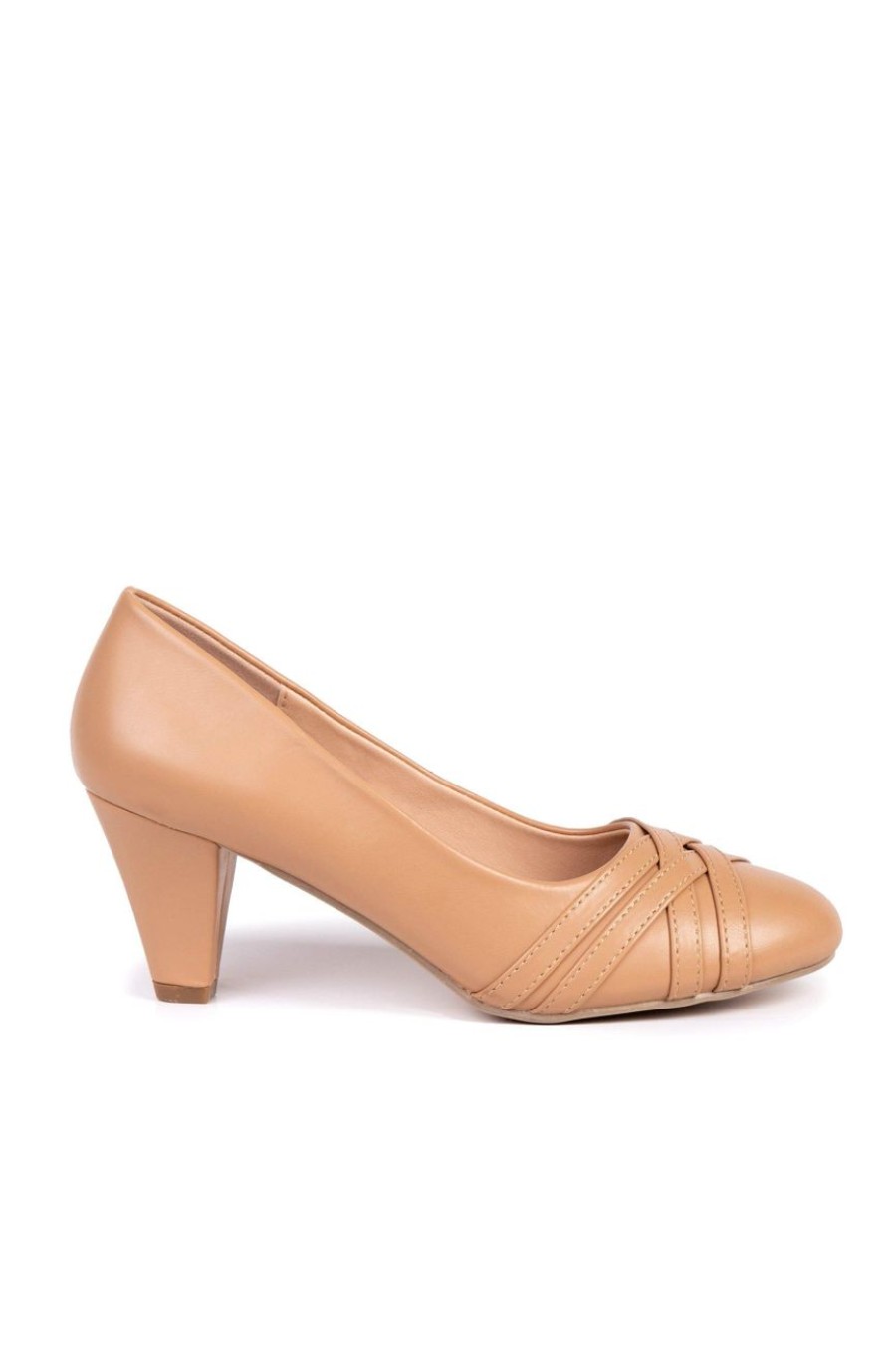 Shoes MILADYS | Cone Heel Nude Stone