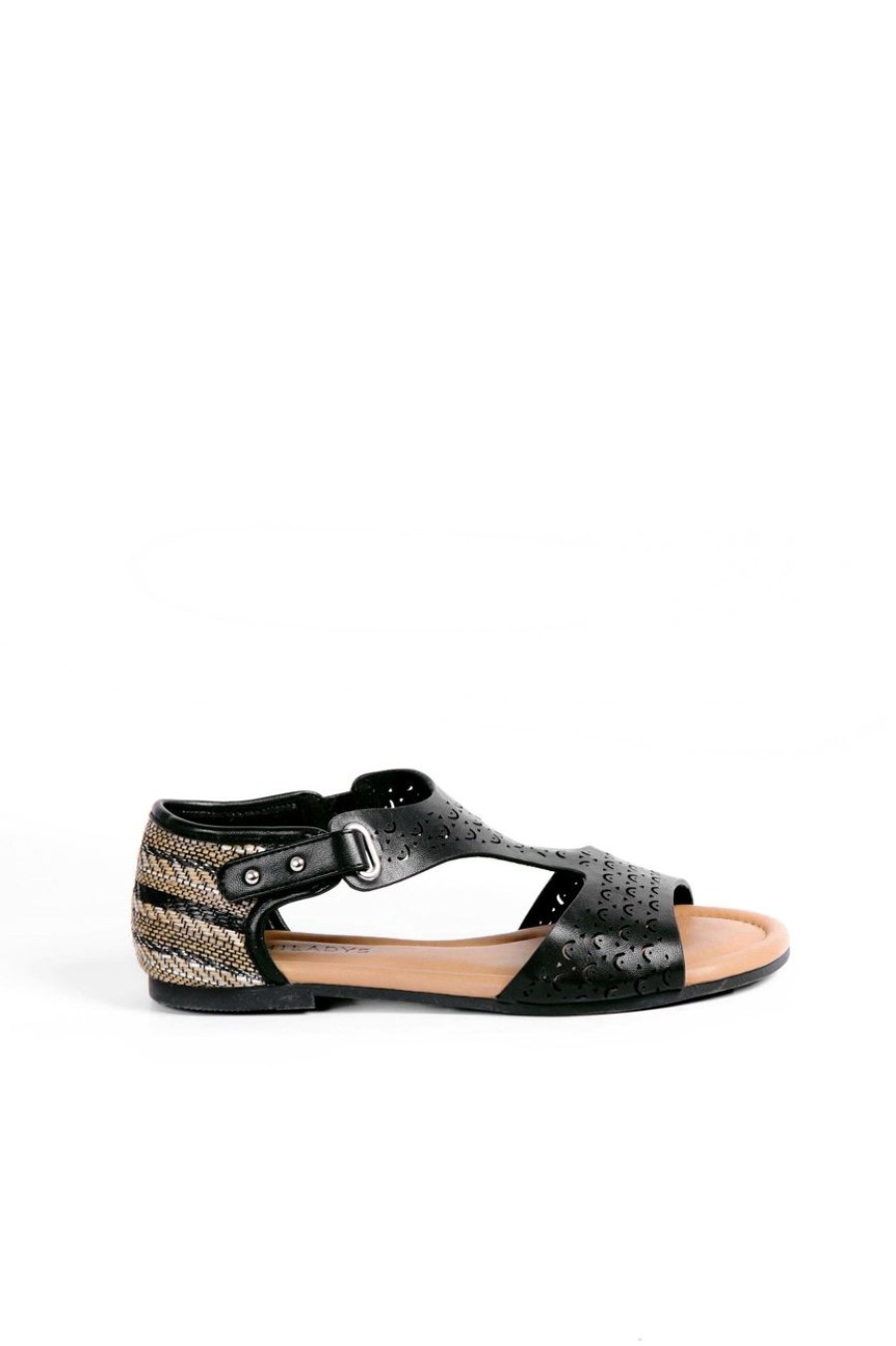 Shoes MILADYS | Textured Sandal Black