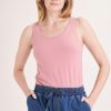 Clothing MILADYS | Basic Tank Pink Dusty Pink