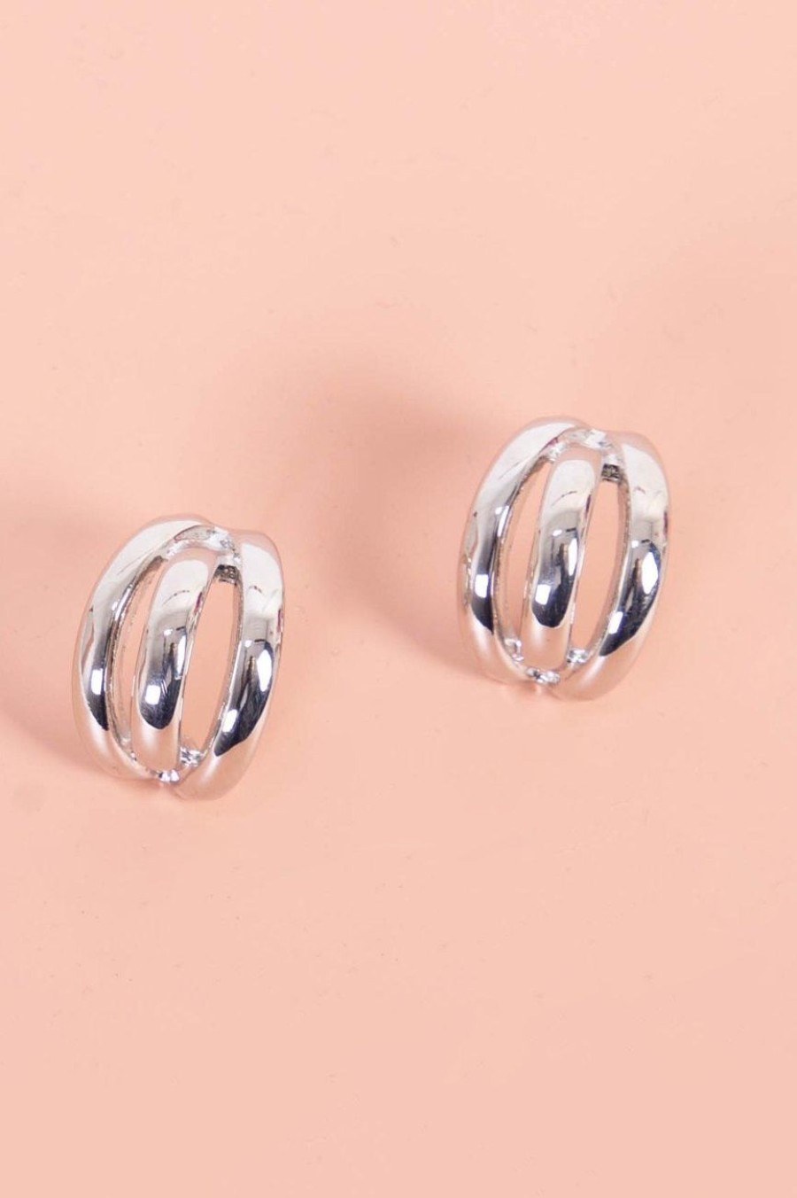 Accessories MILADYS | Hoop Earrings Silver