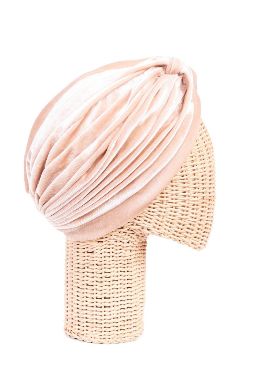 Accessories MILADYS | Pleated Turban Natural Stone