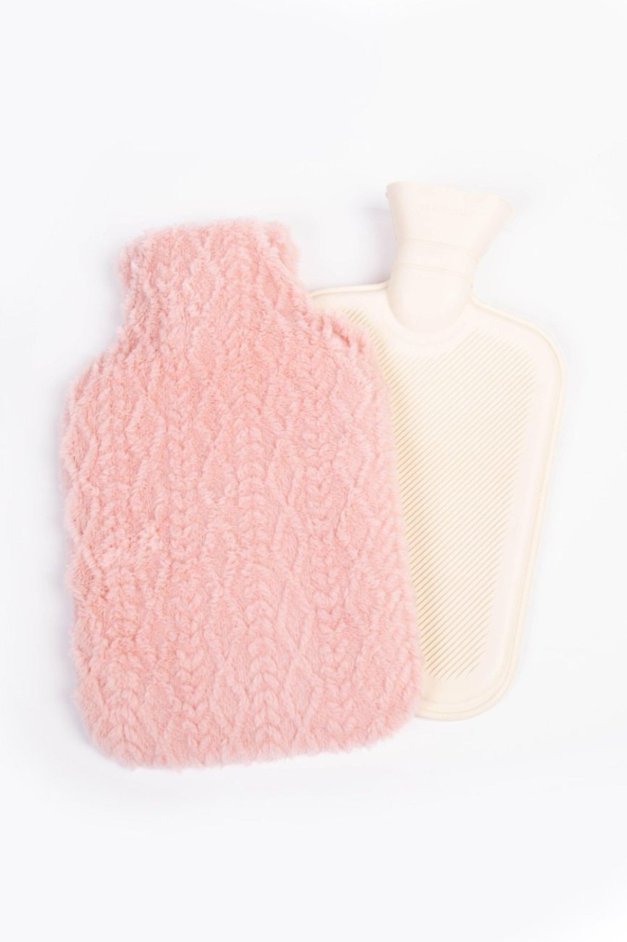 Accessories MILADYS | Hot Water Bottle With Cover Blush Pink