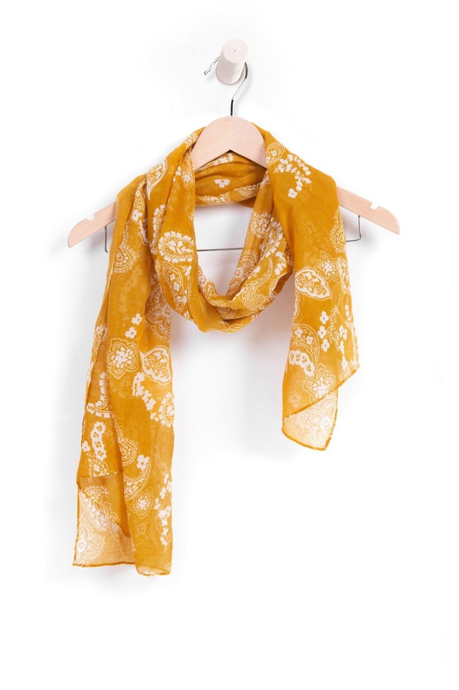 Accessories MILADYS | Printed Scarf Ochre