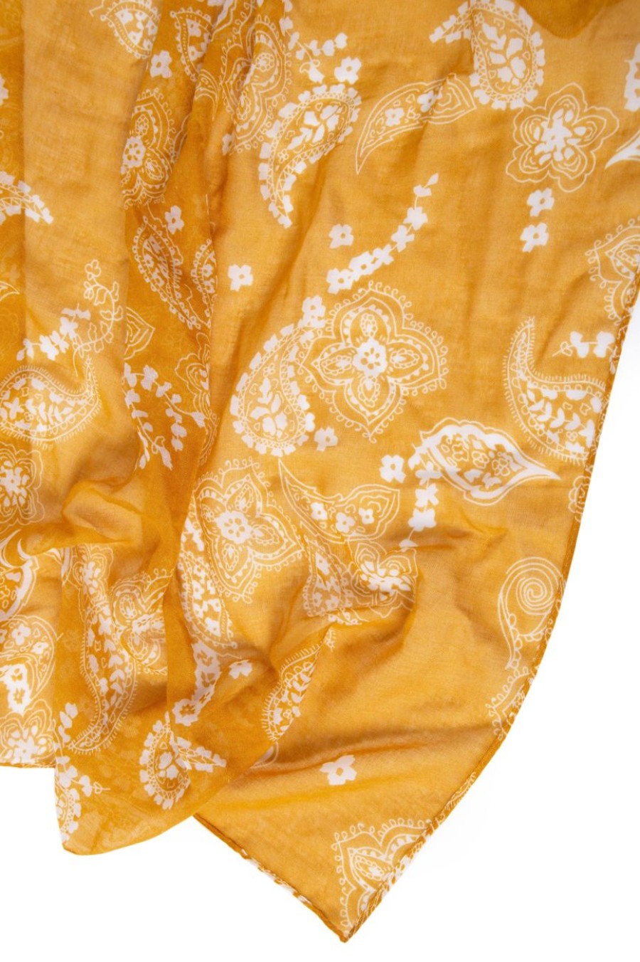 Accessories MILADYS | Printed Scarf Ochre